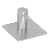 Cylindrical Hook 304 Stainless Steel Viscose Nonperforated Metal Bathroom Coat Hat Single Hook - Close-Up Angle