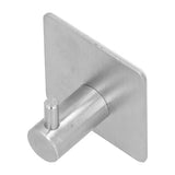 Cylindrical Hook 304 Stainless Steel Viscose Nonperforated Metal Bathroom Coat Hat Single Hook - Low Angle