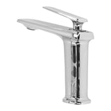 G1/2 Basin Faucet Copper Hot Cold Sink Faucet Exquisite Bathroom Water Tap for Kitchen Toilet - 45-Degree Angle