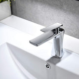 G1/2 Basin Faucet Copper Hot Cold Sink Faucet Exquisite Bathroom Water Tap for Kitchen Toilet