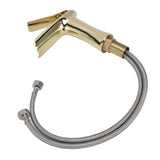 G1/2 Water Faucet Brass Modern Sink Bath Single Handle One Hole Bathroom Lavatory Wash Basin Mixer Tap - 45-Degree Angle