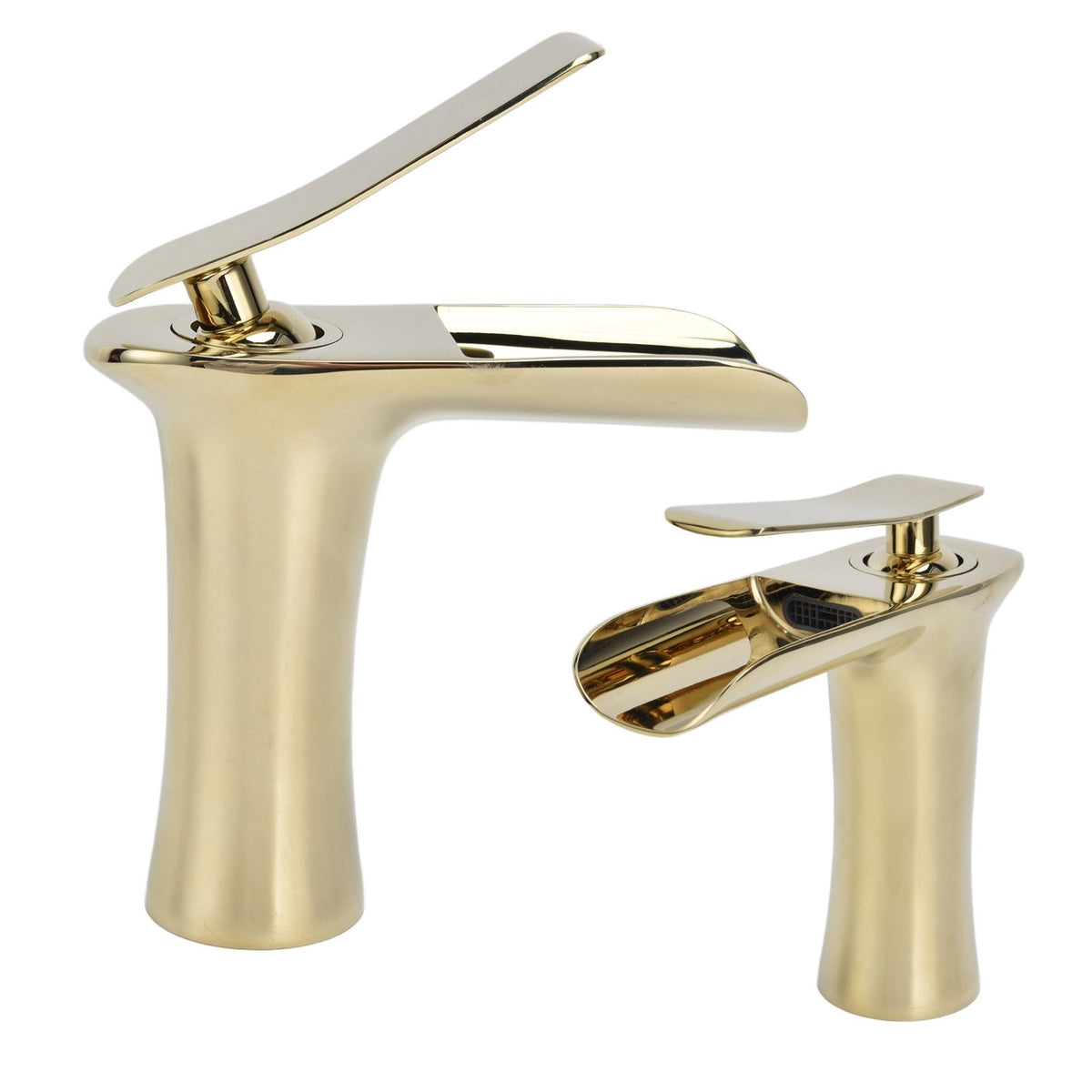 G1/2 Water Faucet Brass Modern Sink Bath Single Handle One Hole Bathroom Lavatory Wash Basin Mixer Tap