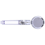 G1/2 High Pressure Fan Shower Head with Pause Switch 360 Degree Rotation Handheld Filter Detachable Shower SprayerRed