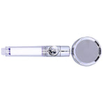 G1/2 High Pressure Fan Shower Head with Pause Switch 360 Degree Rotation Handheld Filter Detachable Shower SprayerRed
