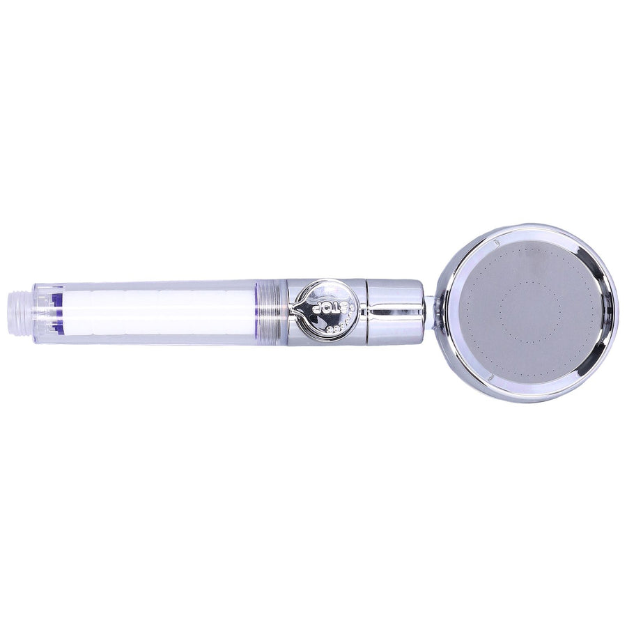 G1/2 High Pressure Fan Shower Head with Pause Switch 360 Degree Rotation Handheld Filter Detachable Shower SprayerRed