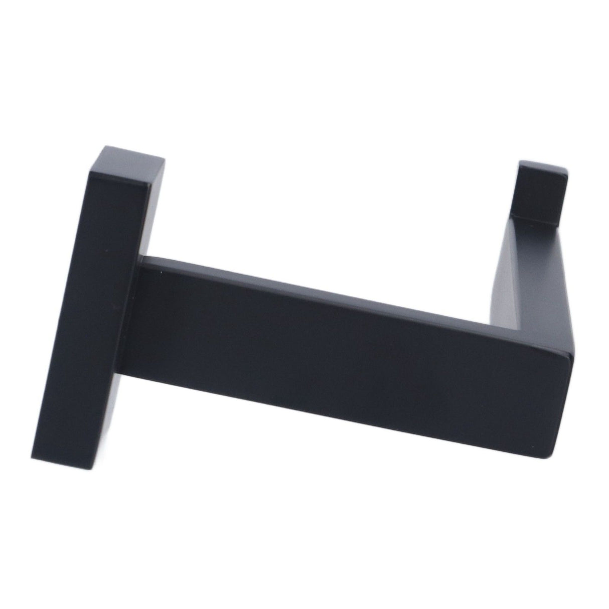 Stainless Steel Toilet Paper Holder Corrosion Resistance Tissue Rack for Bathroom Kitchen (Black)
