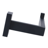Stainless Steel Toilet Paper Holder Corrosion Resistance Tissue Rack for Bathroom Kitchen (Black)