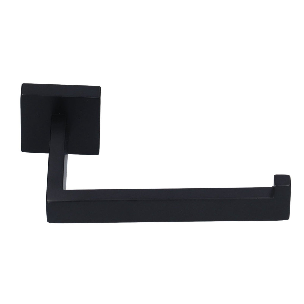 Stainless Steel Toilet Paper Holder Corrosion Resistance Tissue Rack for Bathroom Kitchen (Black)