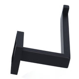 Stainless Steel Toilet Paper Holder Corrosion Resistance Tissue Rack for Bathroom Kitchen (Black) - Rear View