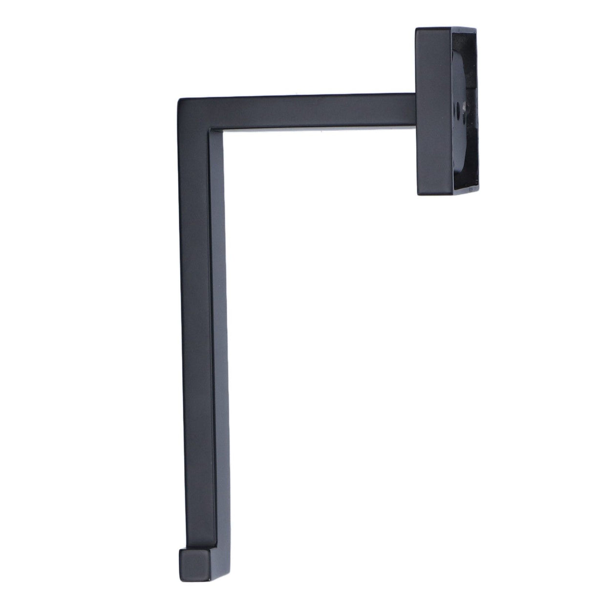 Stainless Steel Toilet Paper Holder Corrosion Resistance Tissue Rack for Bathroom Kitchen (Black)