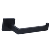 Stainless Steel Toilet Paper Holder Corrosion Resistance Tissue Rack for Bathroom Kitchen (Black) - Extra Image