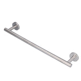 Wall Mounted Towel Bar Multifunctional 304 Stainless Steel Towel Rack for Bathroom Kitchen Laundry 45cm/17.7in - Rear View