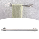 Wall Mounted Towel Bar Multifunctional 304 Stainless Steel Towel Rack for Bathroom Kitchen Laundry 45cm/17.7in