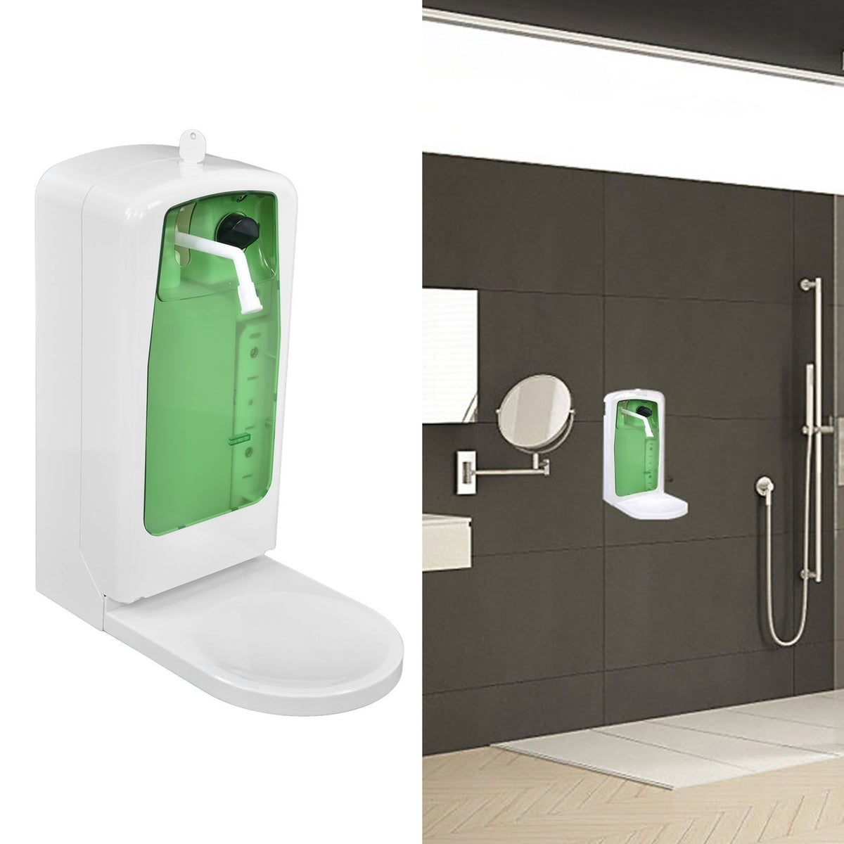 1000mL Automatic Soap Dispenser with Sensitive Infrared Sensor for Kindergarten Hospital Home Office