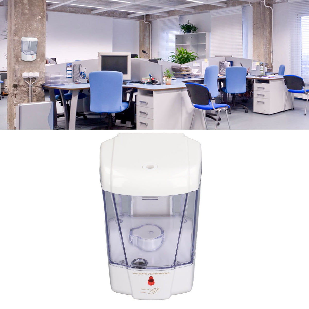 Automatic Soap Dispenser Wall Mounted Touchless Liquid Soap Container for Home Hotel Public Places
