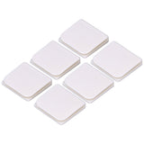6Pcs/Set Shower Splash Curtain Clips White Self Adhesive 4.5x5cm for Home Bathroom Bedroom Living Room Kitchen