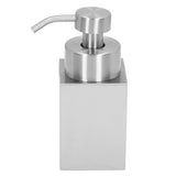 Foaming Soap Dispenser Stainless Steel Shower Gel Shampoo Dispenser with PP Pump Head for Bathroom Kitchen Laundry Room - Front View