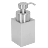 Foaming Soap Dispenser Stainless Steel Shower Gel Shampoo Dispenser with PP Pump Head for Bathroom Kitchen Laundry Room - Top-Down View