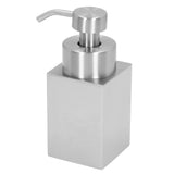 Foaming Soap Dispenser Stainless Steel Shower Gel Shampoo Dispenser with PP Pump Head for Bathroom Kitchen Laundry Room - Rear View