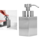 Foaming Soap Dispenser Stainless Steel Shower Gel Shampoo Dispenser with PP Pump Head for Bathroom Kitchen Laundry Room - Extra Image