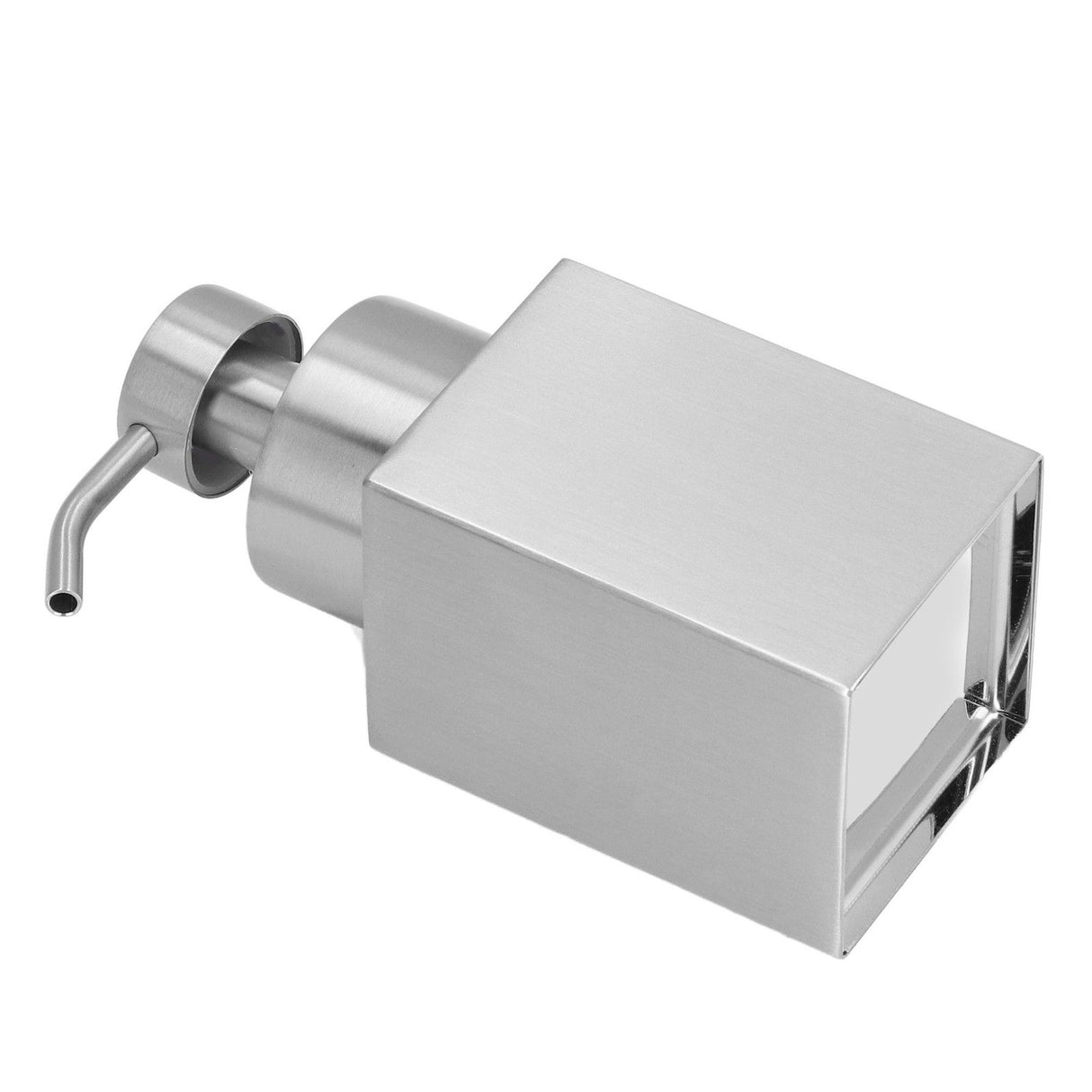 Foaming Soap Dispenser Stainless Steel Shower Gel Shampoo Dispenser with PP Pump Head for Bathroom Kitchen Laundry Room