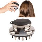 Scalp Applicator Comb Perspective Scale Window Design Ergonomic Essential Oil Resistant Scalp Massager BrushGrey