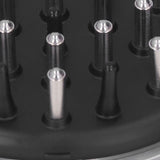 Scalp Applicator Comb Perspective Scale Window Design Ergonomic Essential Oil Resistant Scalp Massager BrushGrey