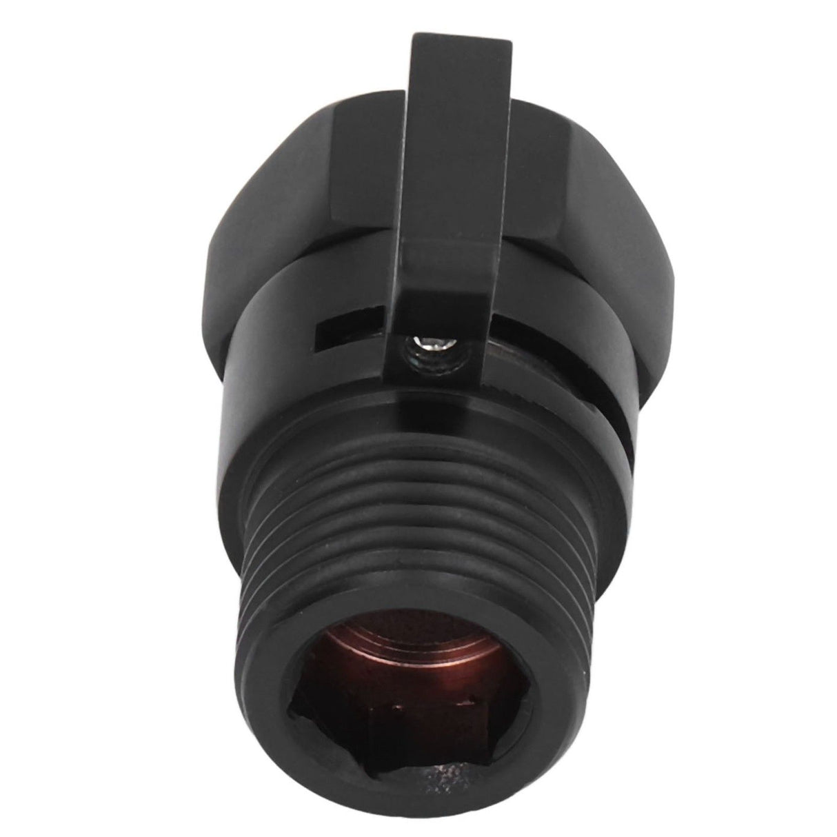 G1/2 Shut Off Valve Brass Water Control Valve Black Shower Head Sprayer Valve for Household Bathroom