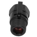 G1/2 Shut Off Valve Brass Water Control Valve Black Shower Head Sprayer Valve for Household Bathroom - 45-Degree Angle