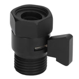 G1/2 Shut Off Valve Brass Water Control Valve Black Shower Head Sprayer Valve for Household Bathroom