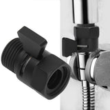 G1/2 Shut Off Valve Brass Water Control Valve Black Shower Head Sprayer Valve for Household Bathroom - Extra Image