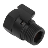 G1/2 Shut Off Valve Brass Water Control Valve Black Shower Head Sprayer Valve for Household Bathroom - Extra Image