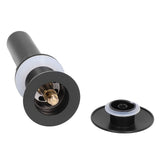 Sink Drain Stopper Copper Stainless Steel Wash Basin Sink Drain Bathroom Accessory for Kitchen - Rear View
