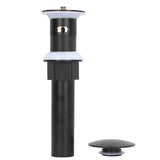 Sink Drain Stopper Copper Stainless Steel Wash Basin Sink Drain Bathroom Accessory for Kitchen