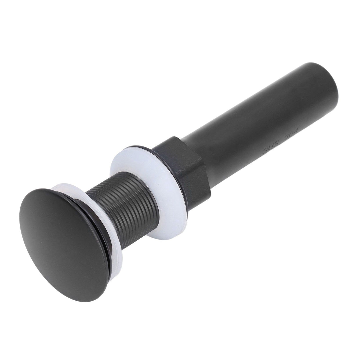 Round Popup Sink Drain Copper Stainless Steel Drain Stopper with Filter Basket Bathroom Accessory for Household