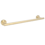 Gold Towel Bar Approx 17.7in 304 Stainless Steel 11lbs Maximum Load Rustproof Corrosion Resistant Bathroom Towel Bar - Rear View