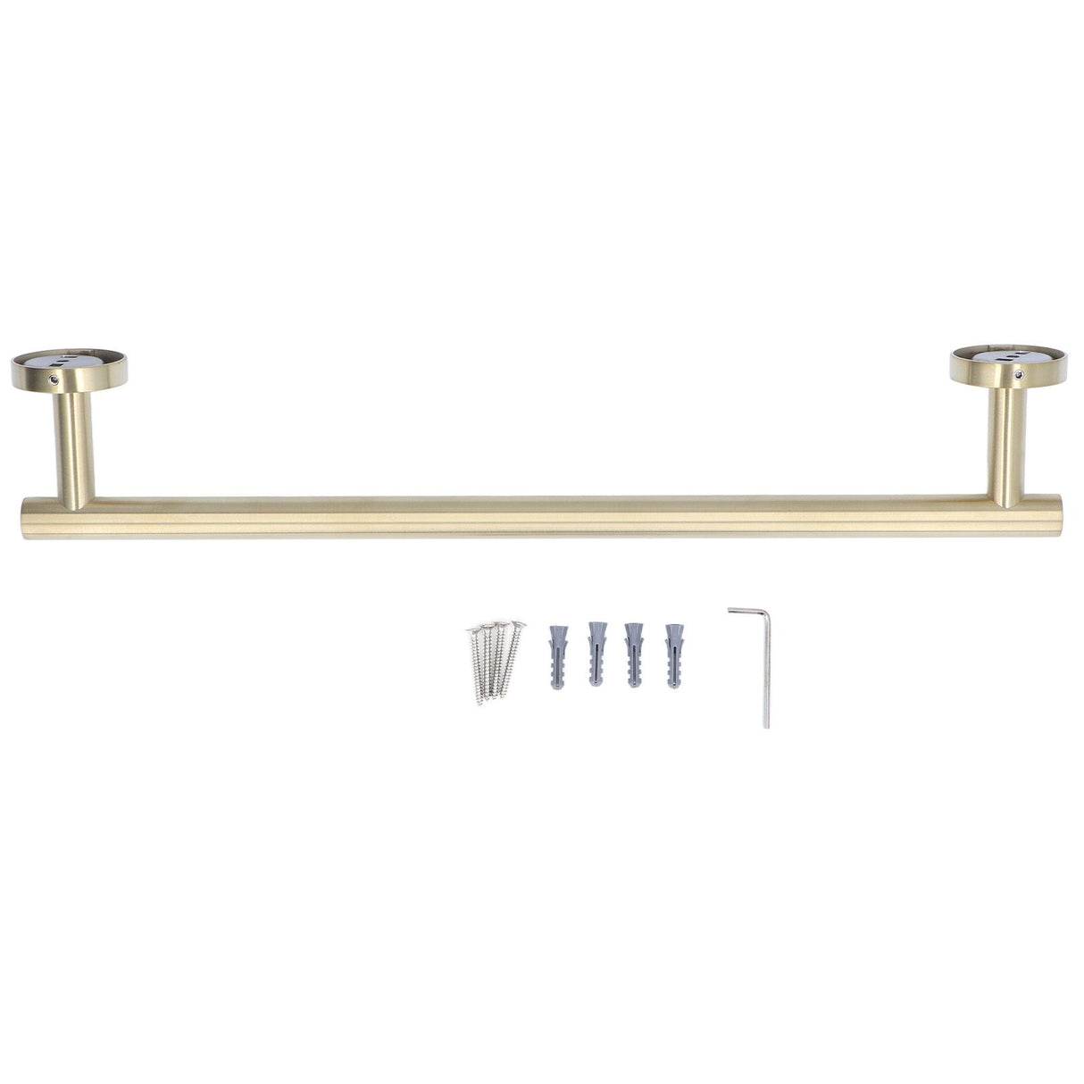 Gold Towel Bar Approx 17.7in 304 Stainless Steel 11lbs Maximum Load Rustproof Corrosion Resistant Bathroom Towel Bar