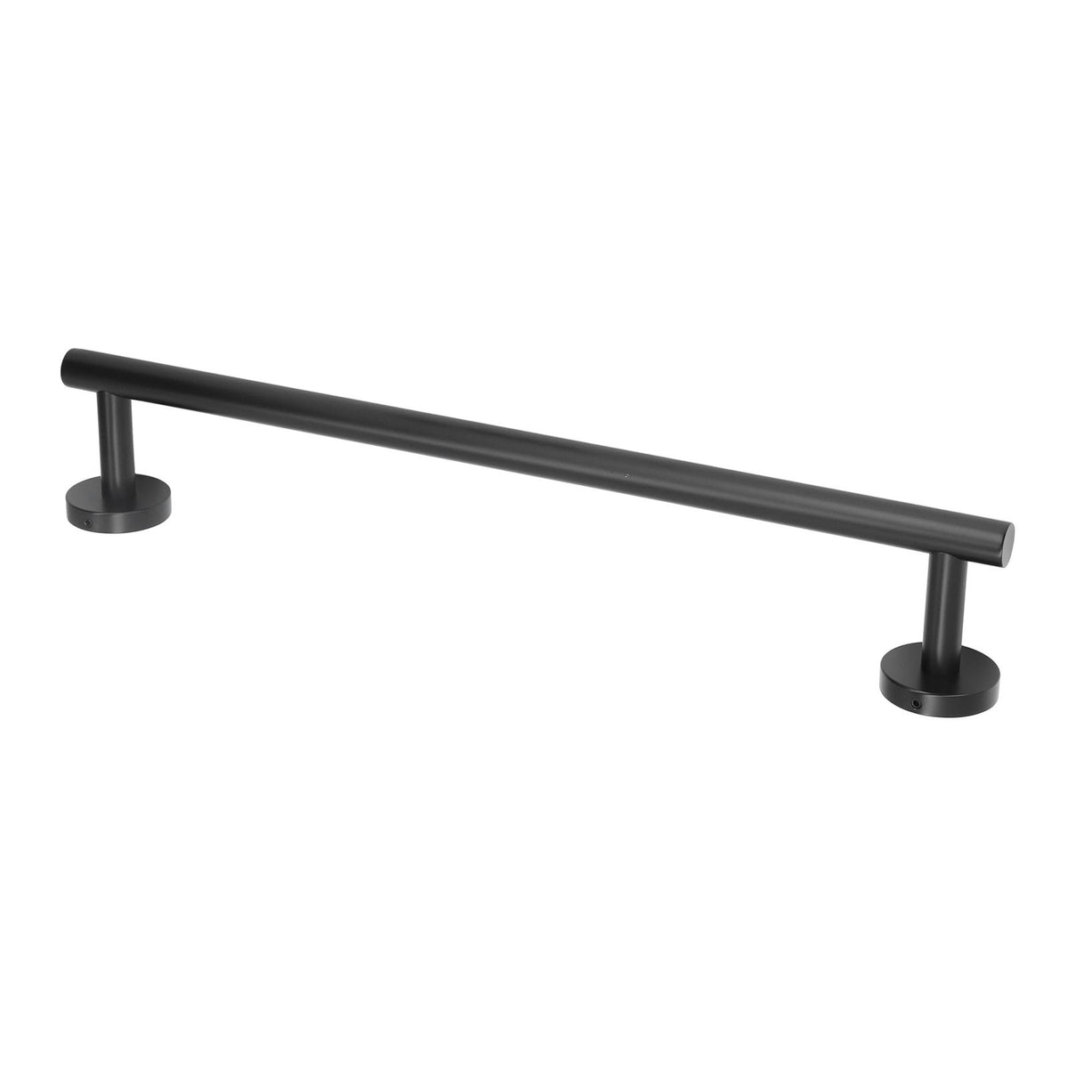 Towel Bar 304 Stainless Steel 45cm Matte Black Nail Free Punch Single Rod Towel Rack Hardware Pendant