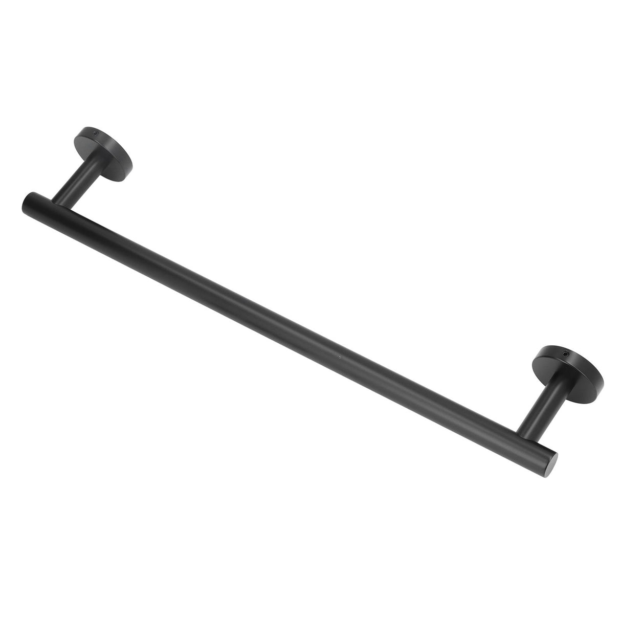 Towel Bar 304 Stainless Steel 45cm Matte Black Nail Free Punch Single Rod Towel Rack Hardware Pendant