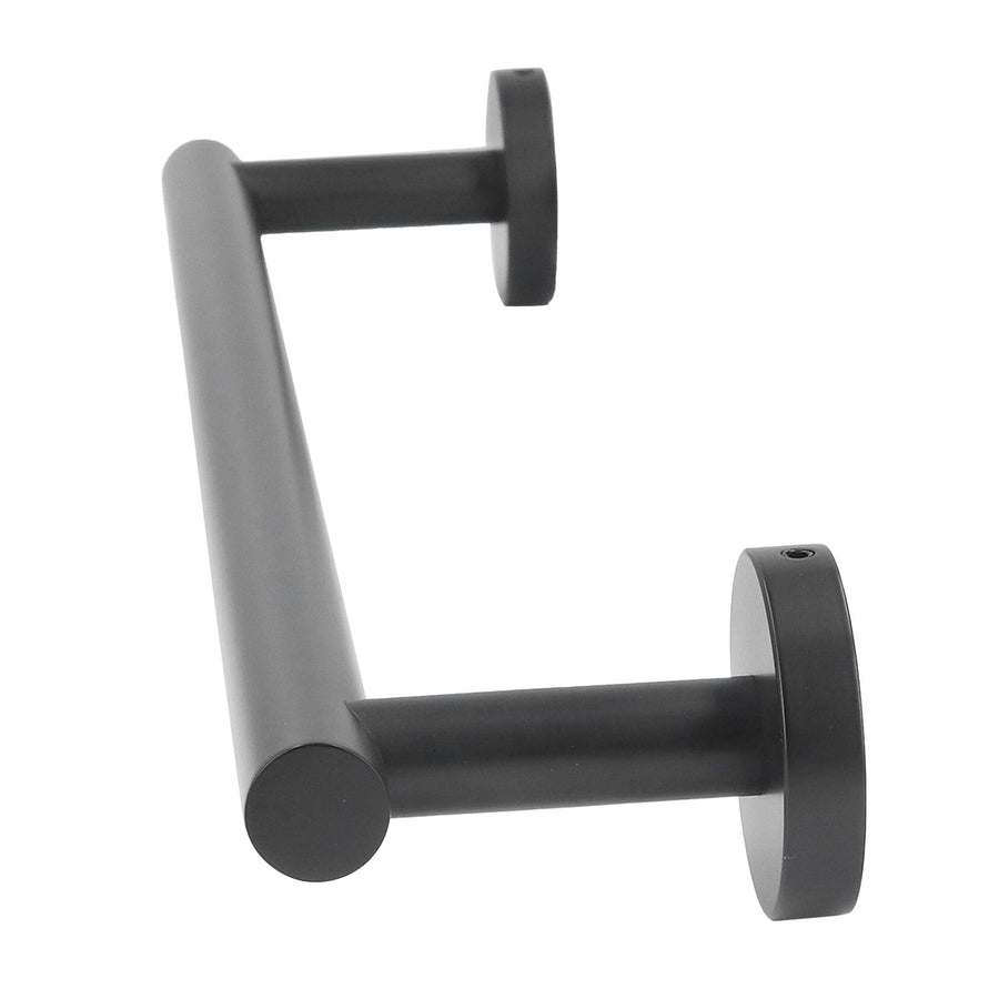 Towel Bar 304 Stainless Steel 45cm Matte Black Nail Free Punch Single Rod Towel Rack Hardware Pendant