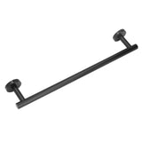 Towel Bar 304 Stainless Steel 45cm Matte Black Nail Free Punch Single Rod Towel Rack Hardware Pendant