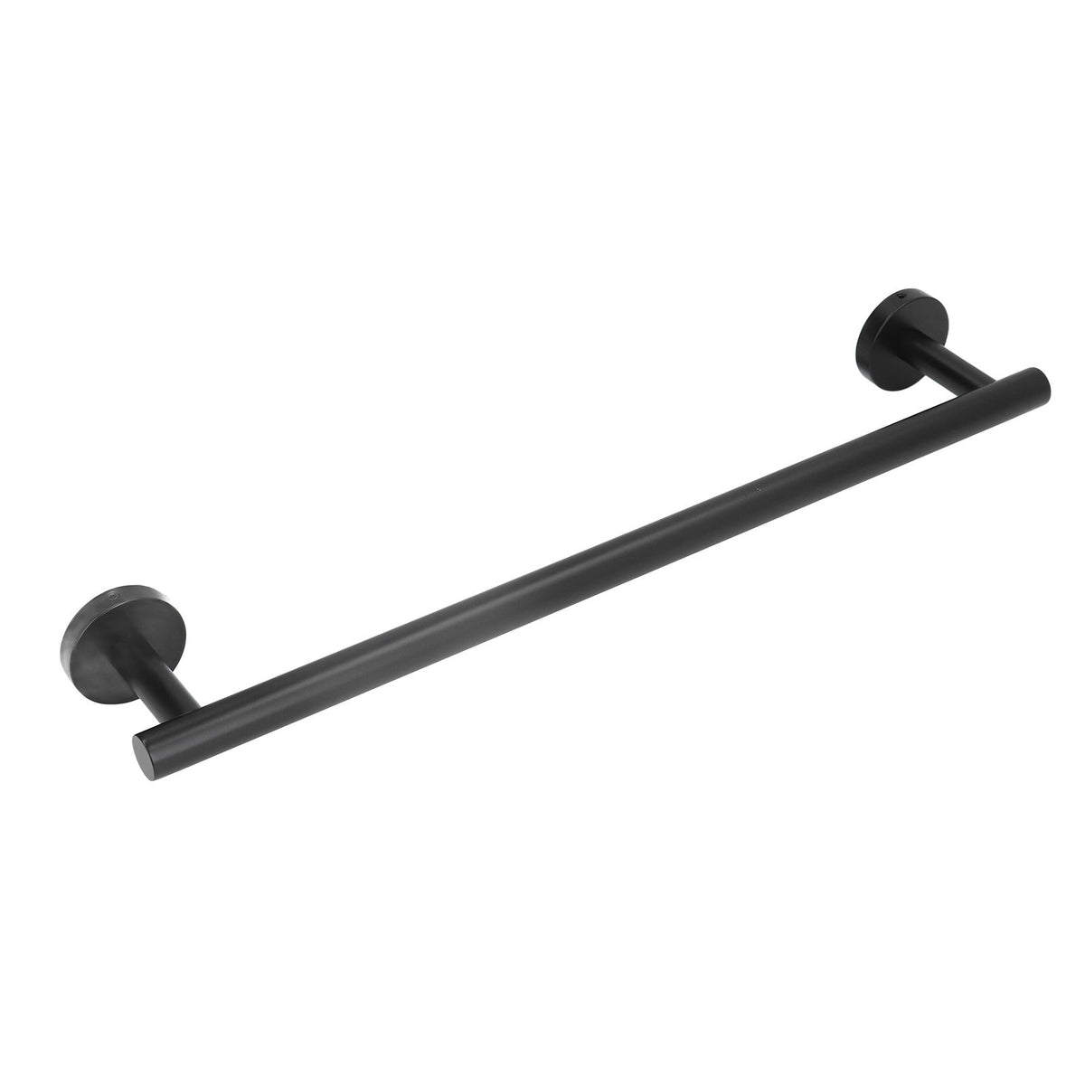 Towel Bar 304 Stainless Steel 45cm Matte Black Nail Free Punch Single Rod Towel Rack Hardware Pendant