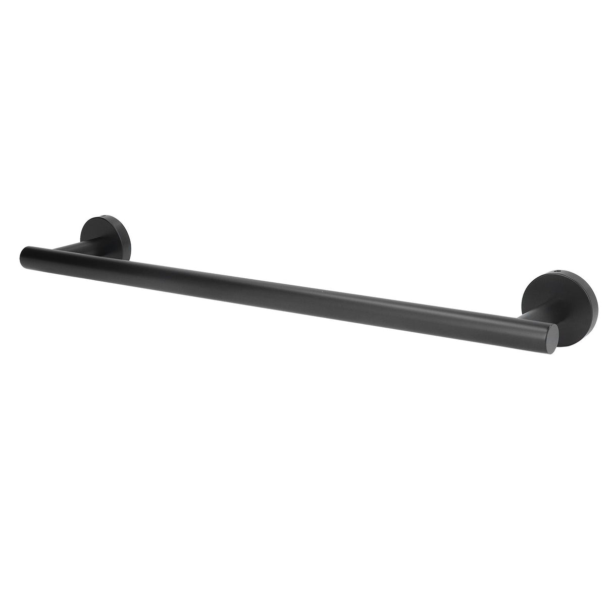 Towel Bar 304 Stainless Steel 45cm Matte Black Nail Free Punch Single Rod Towel Rack Hardware Pendant