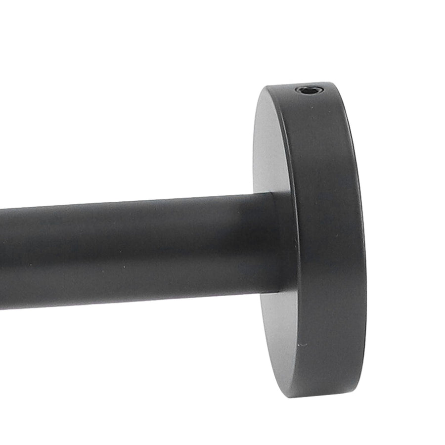 Towel Bar 304 Stainless Steel 45cm Matte Black Nail Free Punch Single Rod Towel Rack Hardware Pendant
