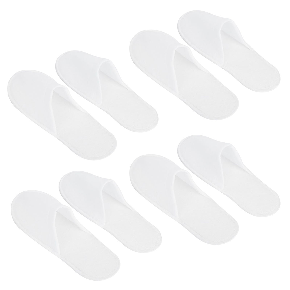 50 Pair White Disposable Slippers Hotel Slippers Anti Slip Spa Centre Travel Slippers for Outdoor Guest Room