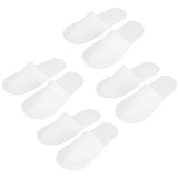 50 Pair White Disposable Slippers Hotel Slippers Anti Slip Spa Centre Travel Slippers for Outdoor Guest Room