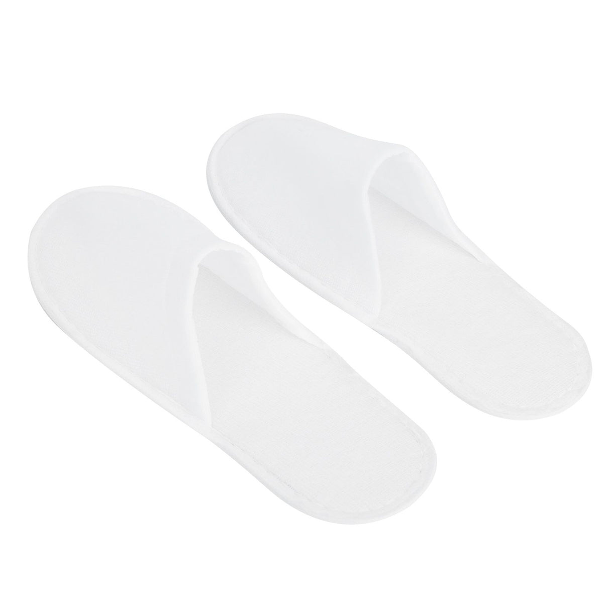 50 Pair White Disposable Slippers Hotel Slippers Anti Slip Spa Centre Travel Slippers for Outdoor Guest Room