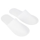 50 Pair White Disposable Slippers Hotel Slippers Anti Slip Spa Centre Travel Slippers for Outdoor Guest Room