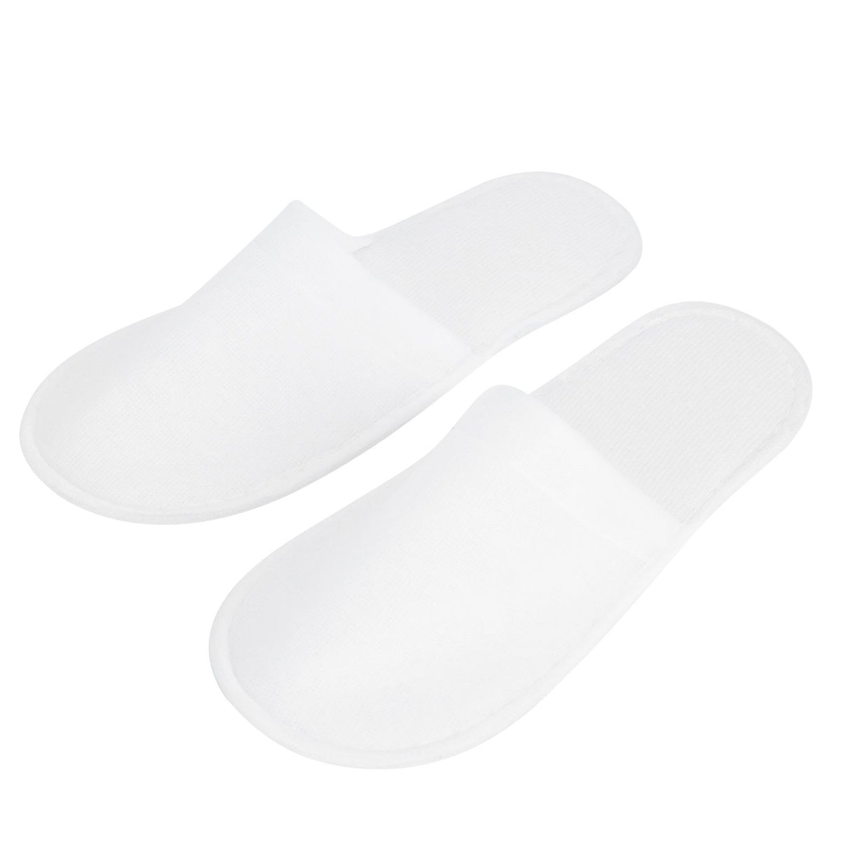 50 Pair White Disposable Slippers Hotel Slippers Anti Slip Spa Centre Travel Slippers for Outdoor Guest Room