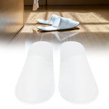 50 Pair White Disposable Slippers Hotel Slippers Anti Slip Spa Centre Travel Slippers for Outdoor Guest Room